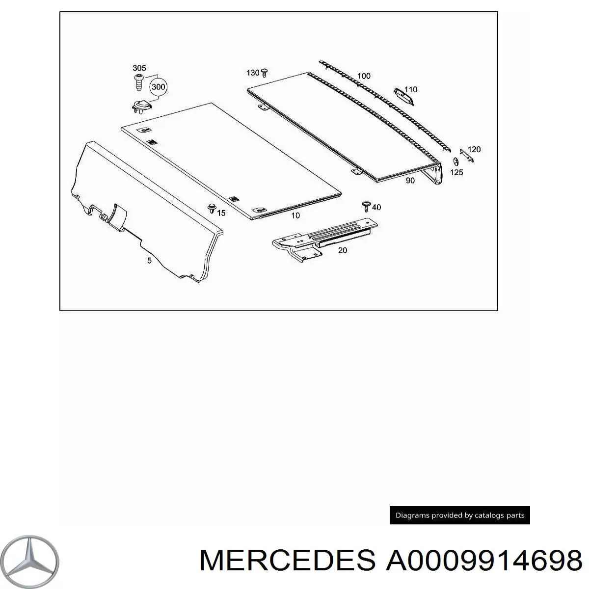 Купити A0009914698 Mercedes 