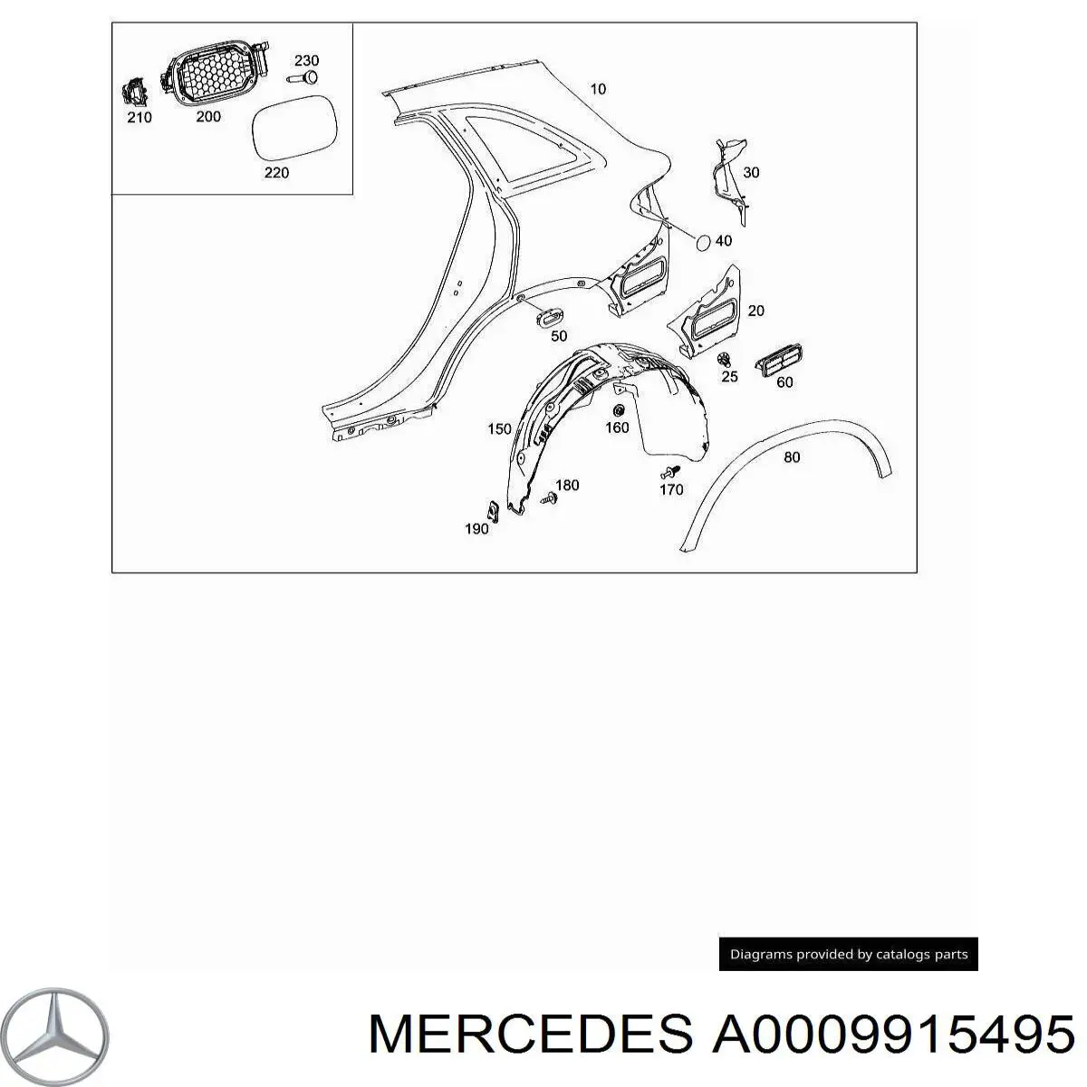  Mercedes A0009915495