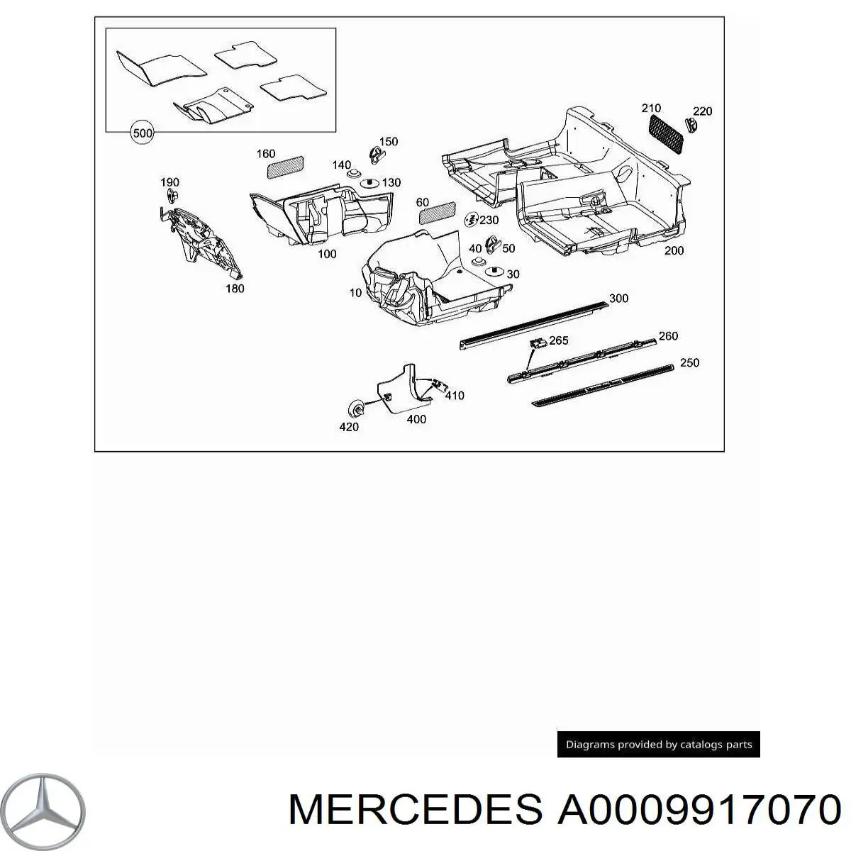  A0009917070 Mercedes