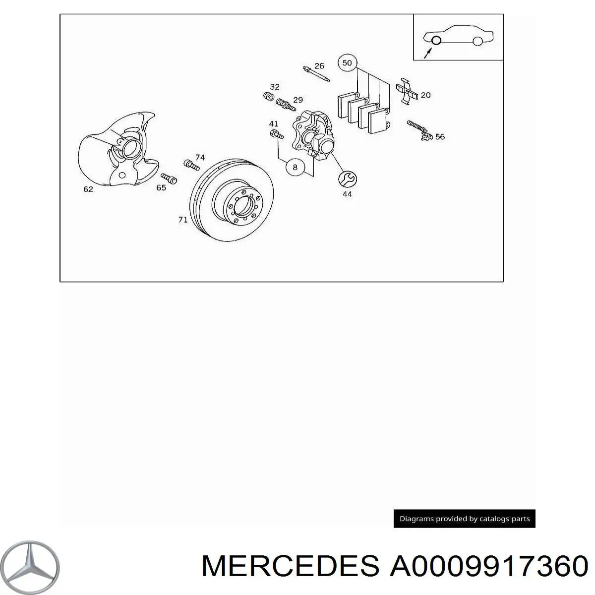  0009917360 Mercedes