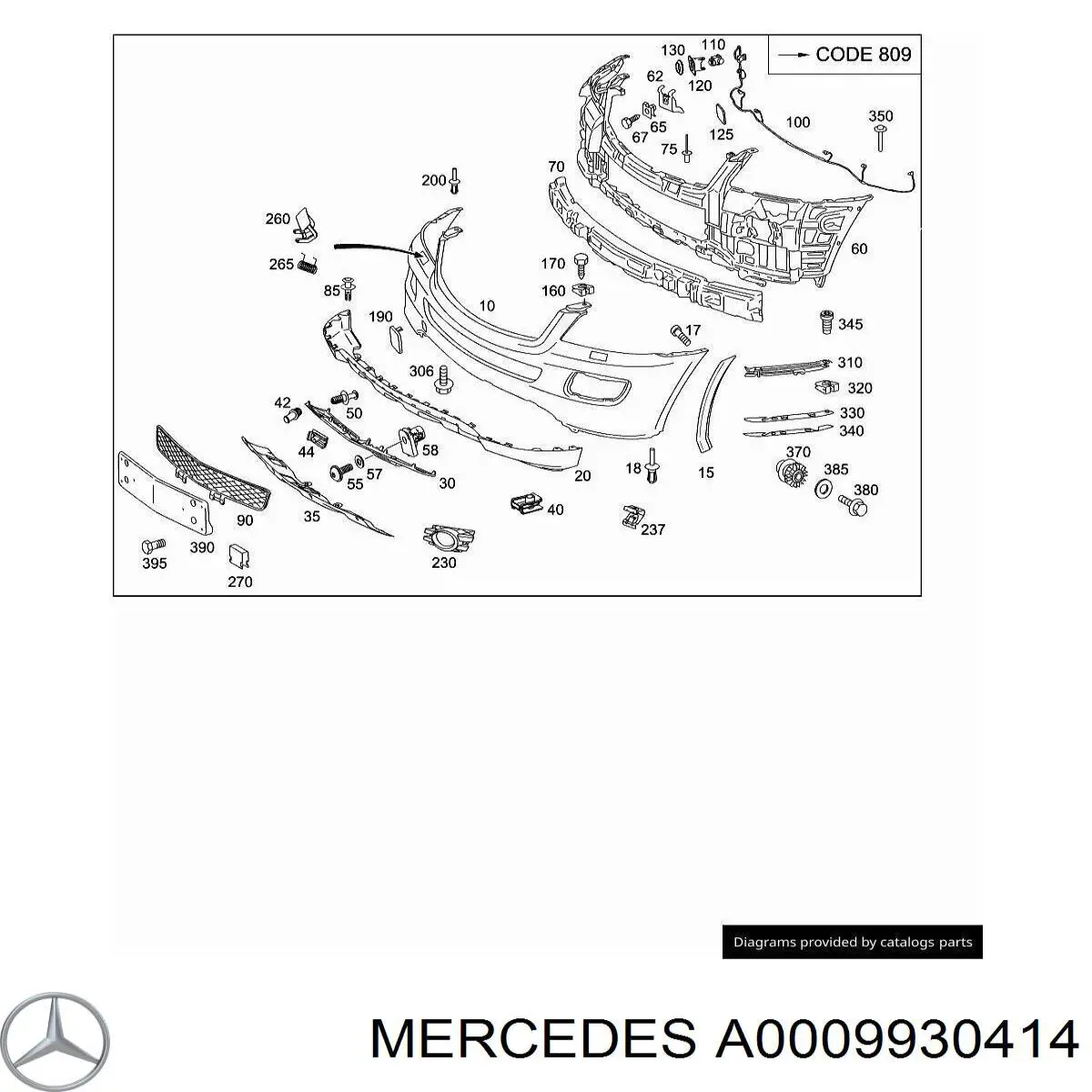 A0009930414 Mercedes 