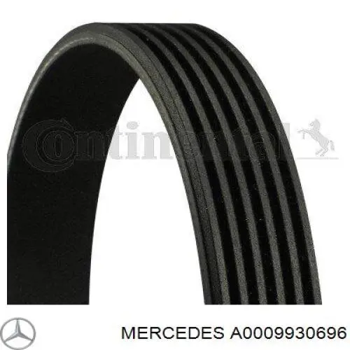 Клиновий ремінь Mercedes A0009930696 ціна, від 21.04 USD