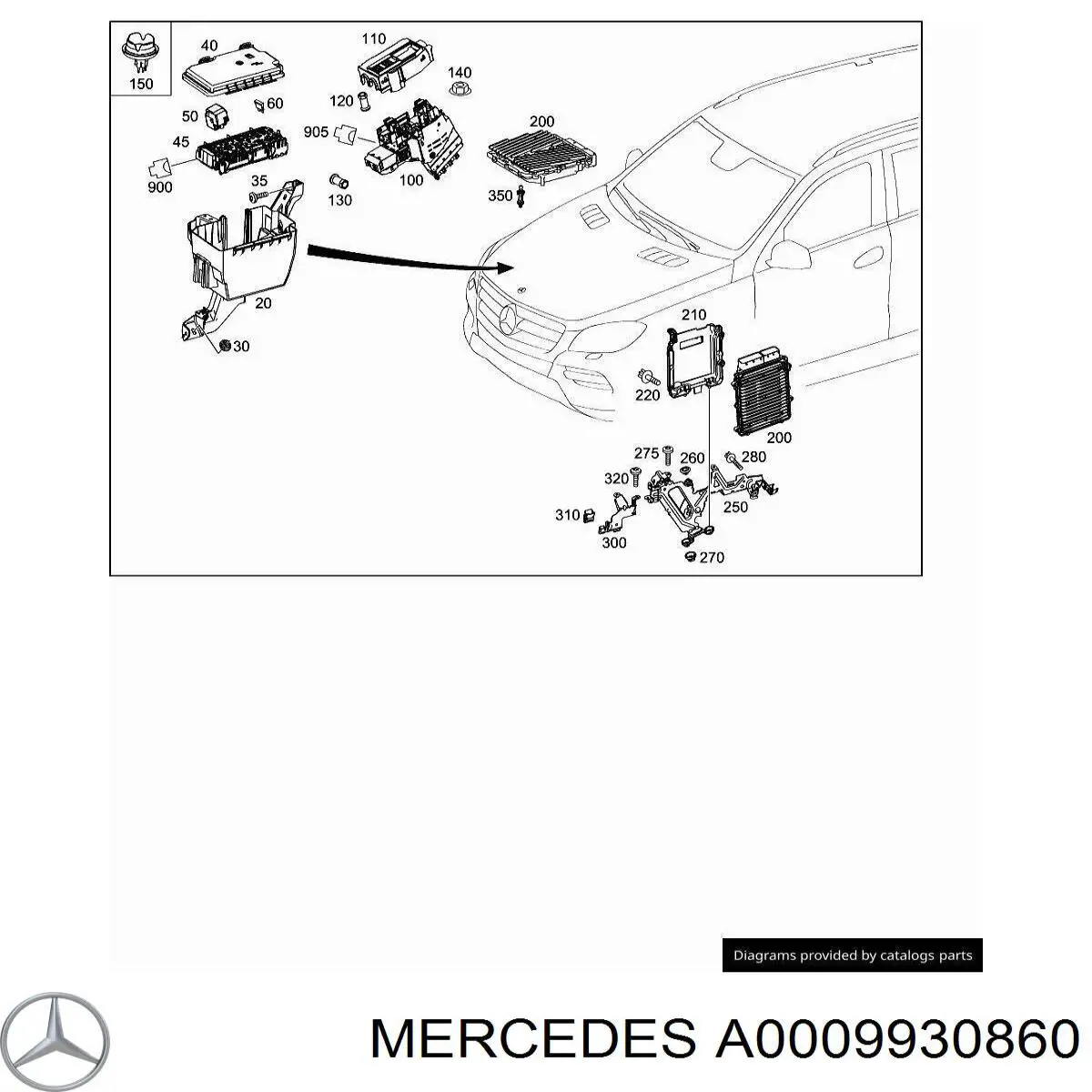Купити A0009930860 Mercedes 
