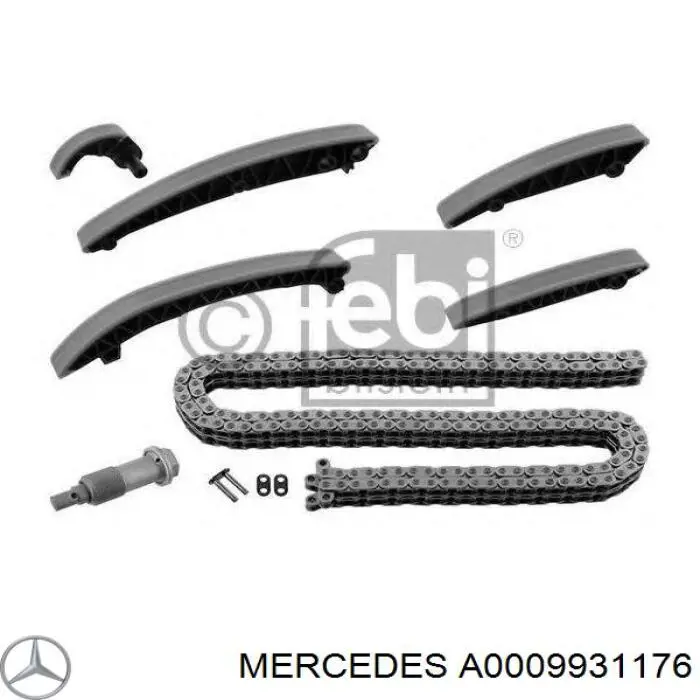 Ланцюг Mercedes A0009931176 ціна, від 28.32 USD