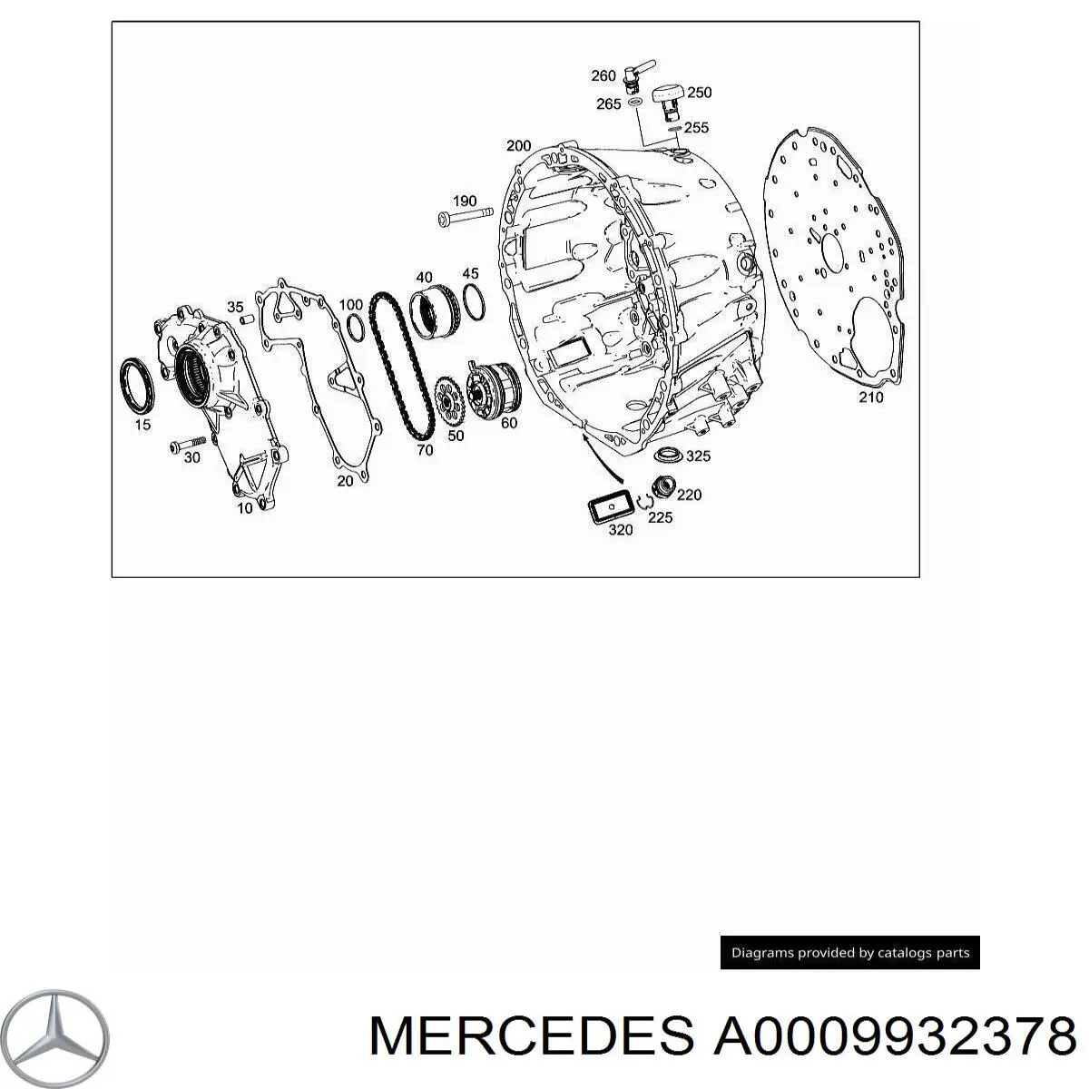 A0009932378 Mercedes 
