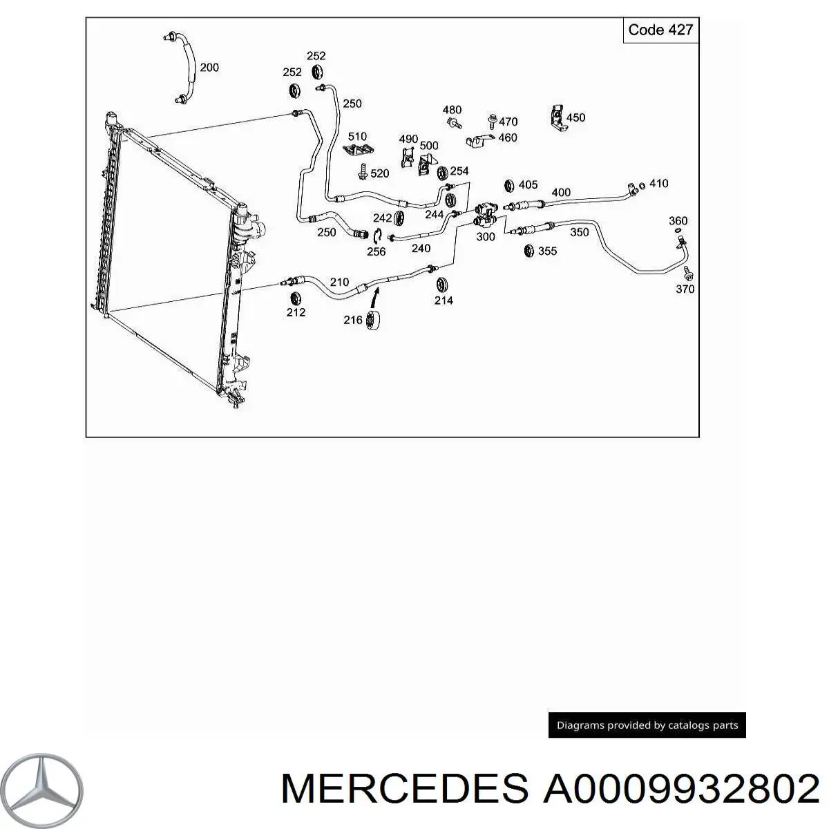  Mercedes A0009932802 ціна, від 0.83 USD