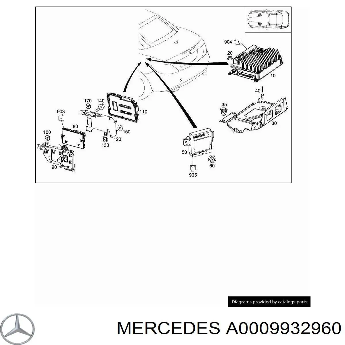  A0009932960 Mercedes