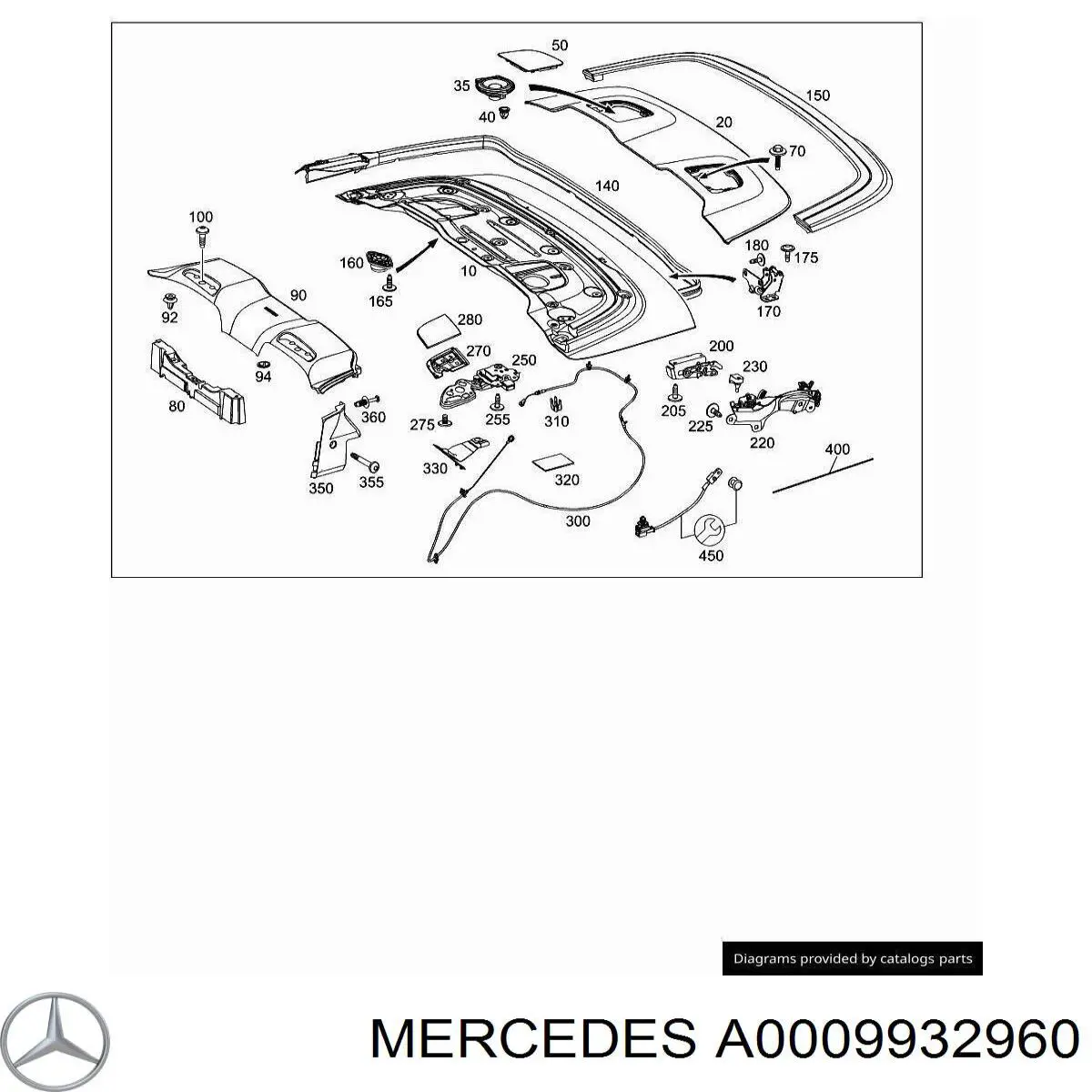  Mercedes A0009932960 ціна, від 2.14 USD