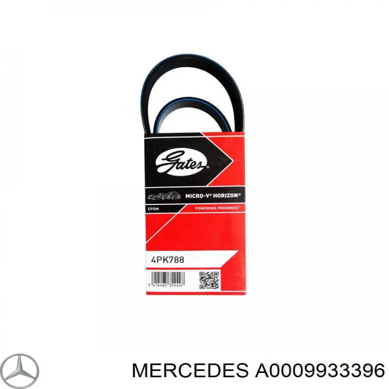 Купити A0009933396 Mercedes Ремінь генератора