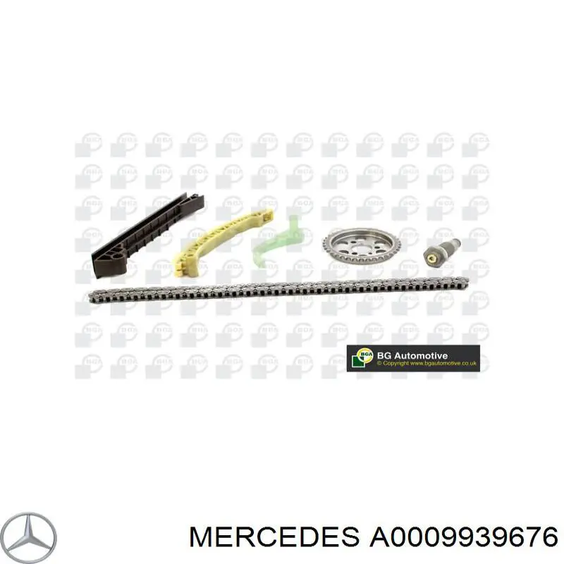 Ланцюг ГРМ, комплект Mercedes A0009939676 ціна, від 214.32 USD