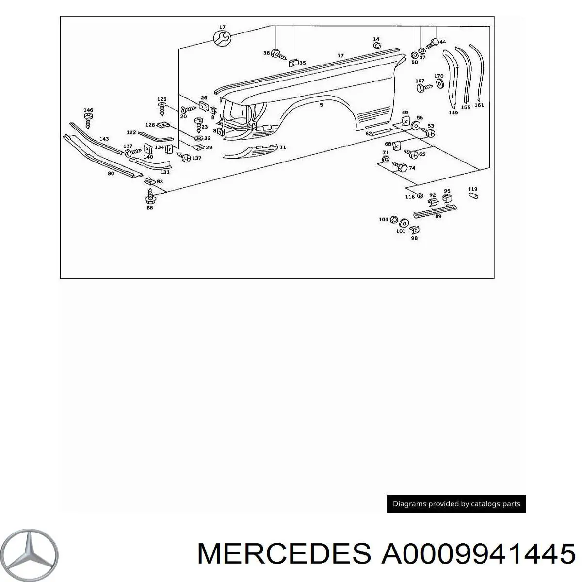  0009941445 Mercedes