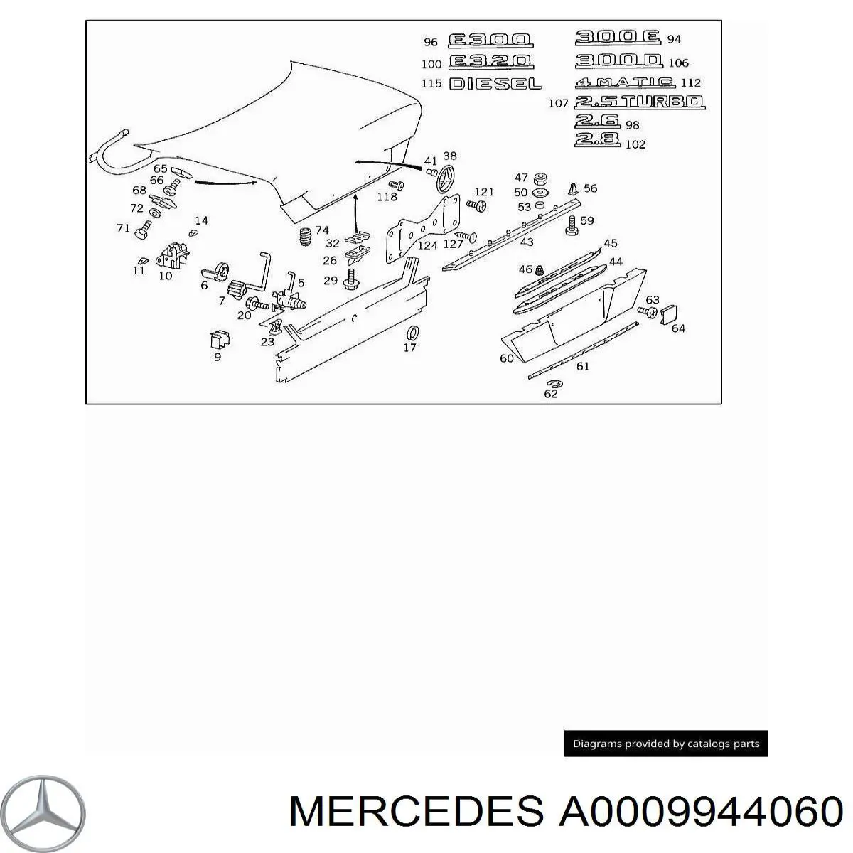 A0009944060 Mercedes 