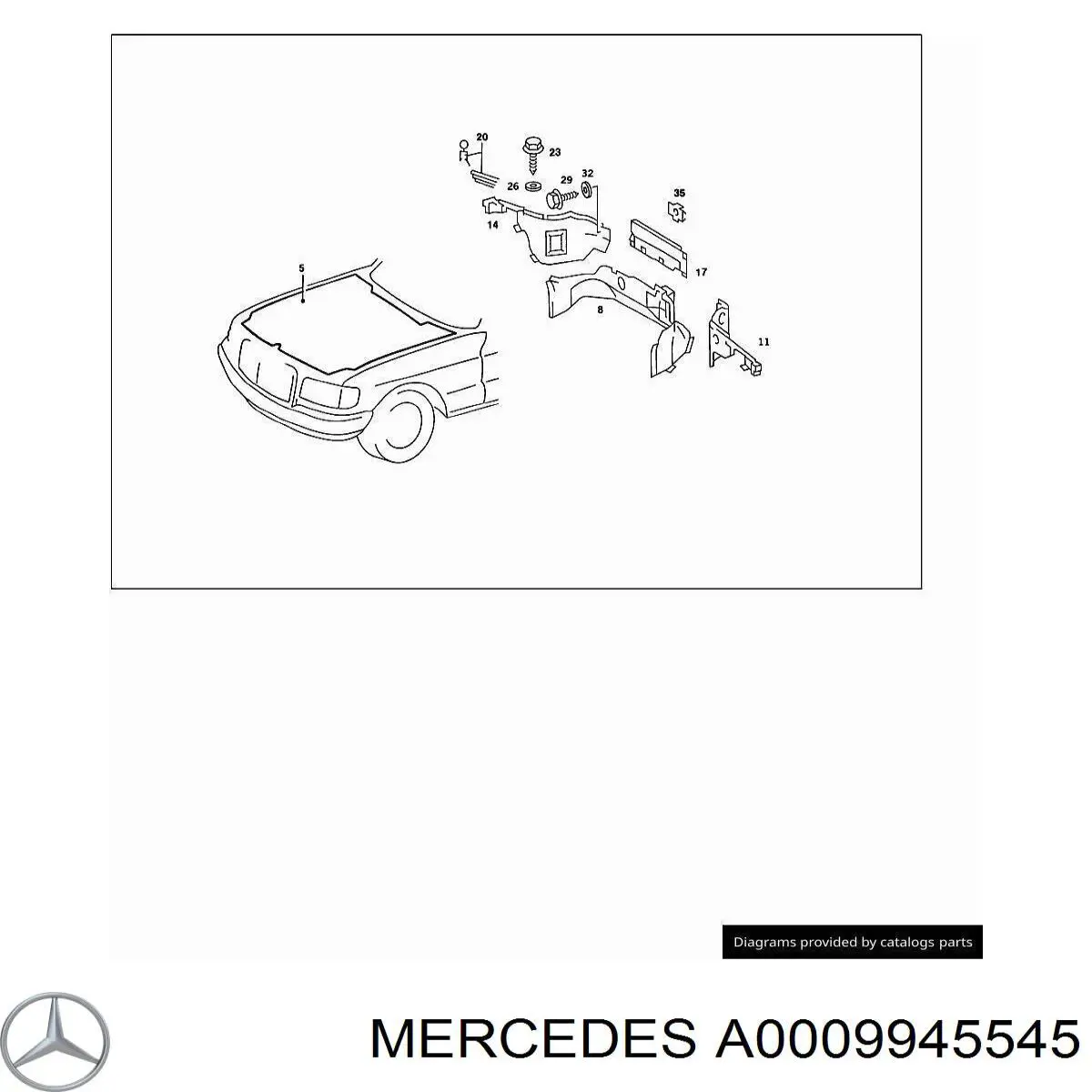  A0009945545 Mercedes