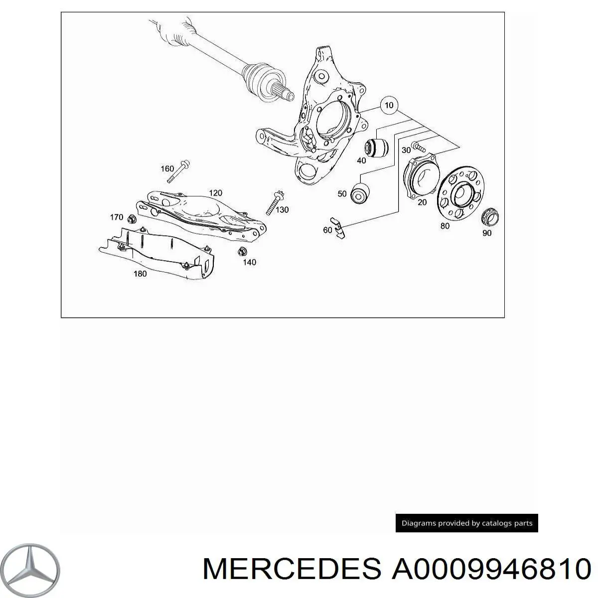 Купити A0009946810 Mercedes 