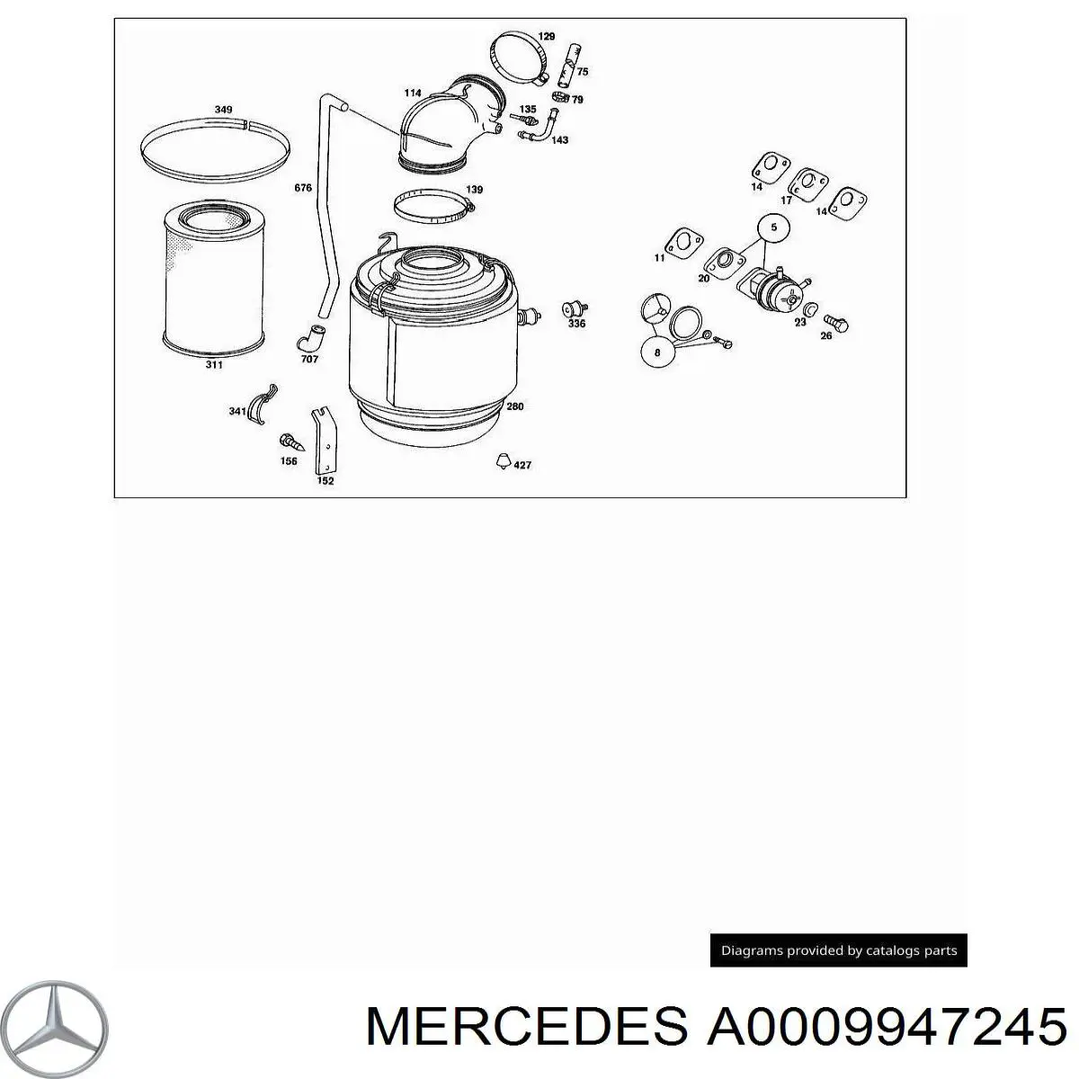  A0009947245 Mercedes