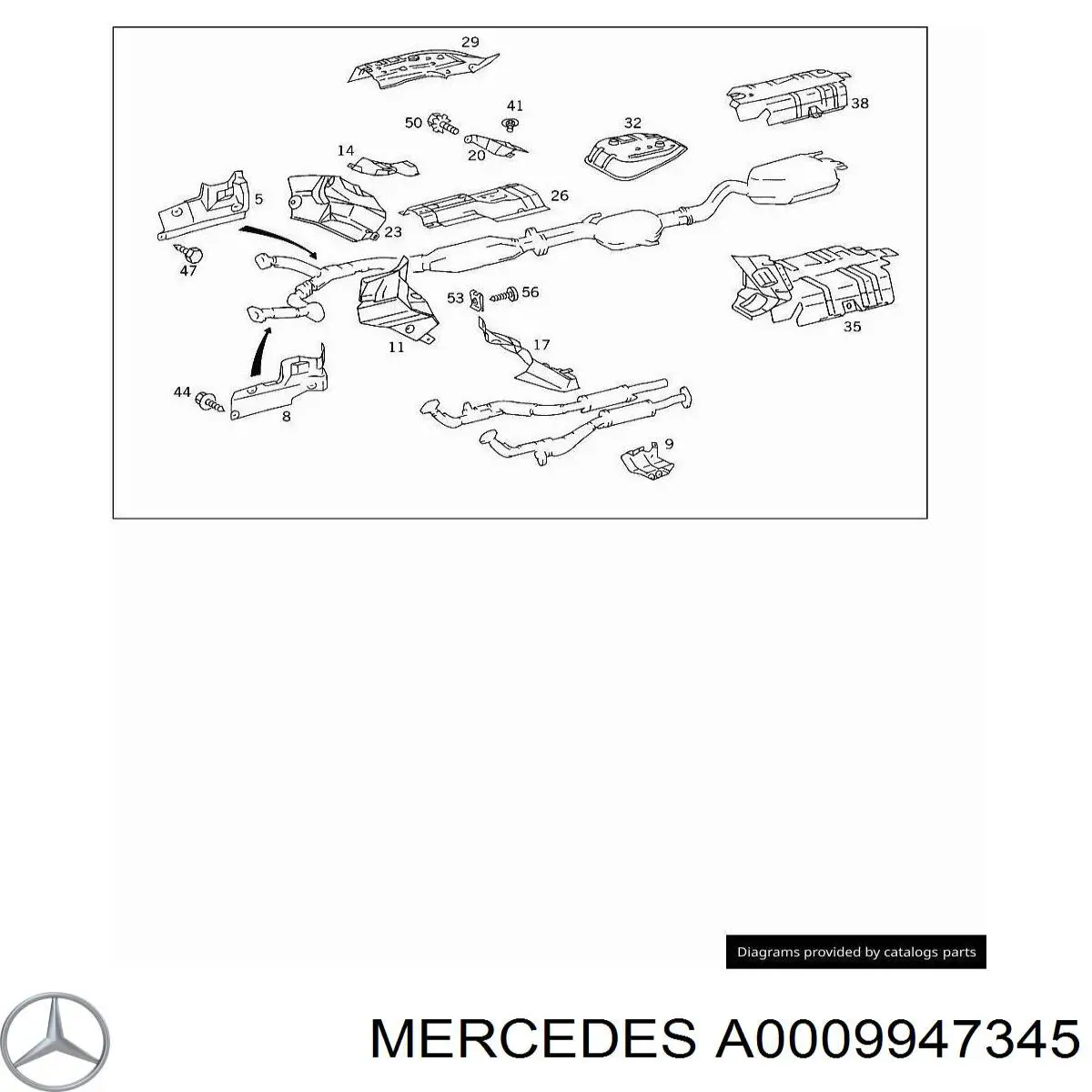 A0009947345 Mercedes 