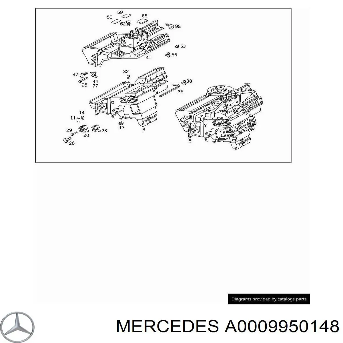 Купити A0009950148 Mercedes 