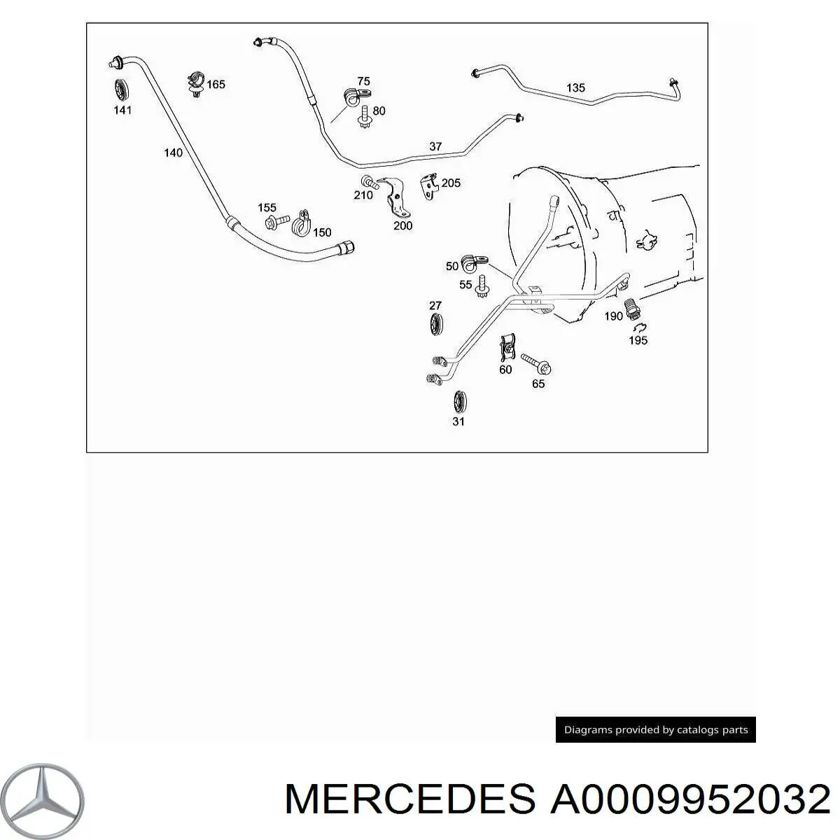 A0009952032 Mercedes 