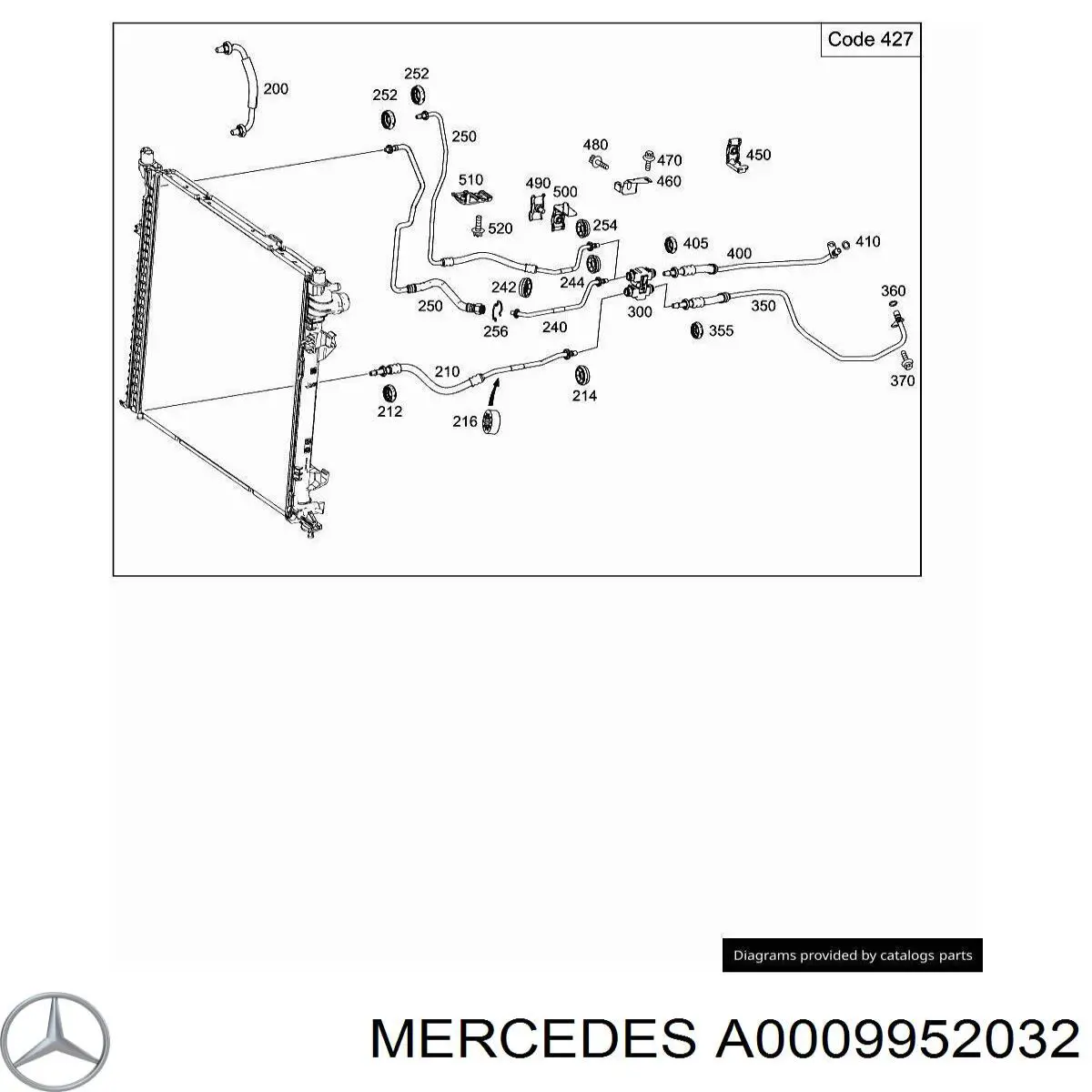 Купити A0009952032 Mercedes 