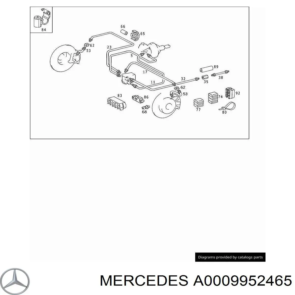 A0009952465 Mercedes 