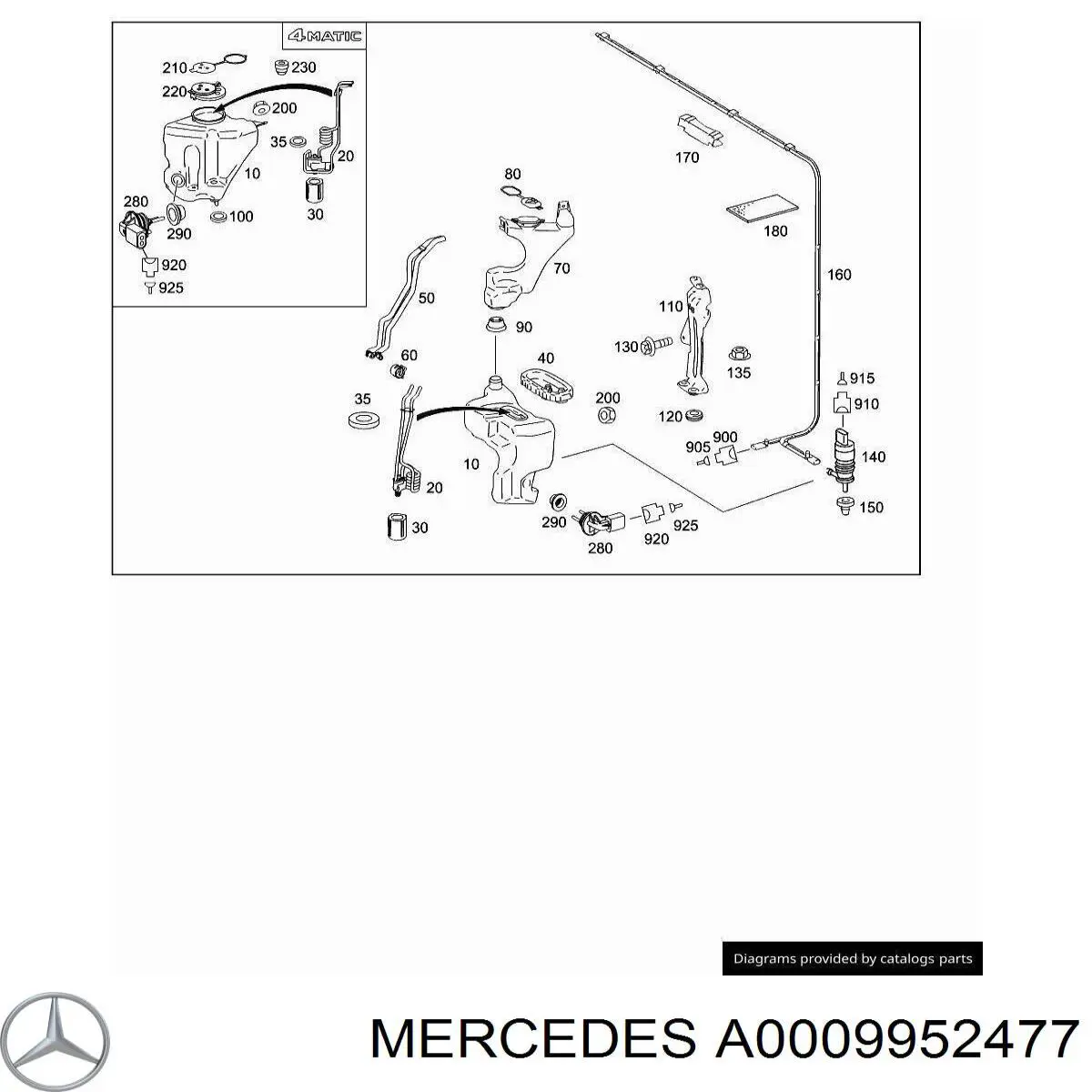 A0009952477 Mercedes 