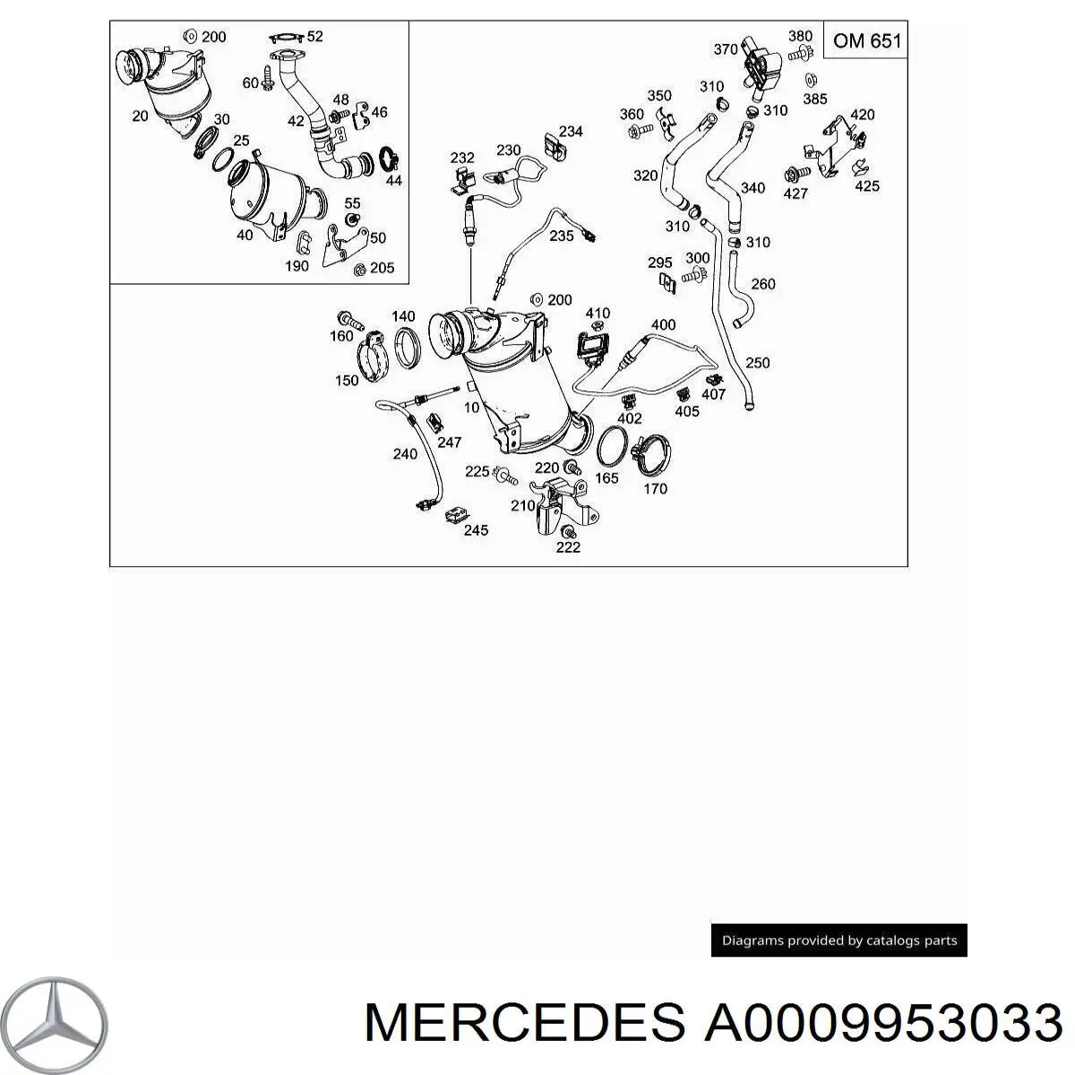 A0009953033 Mercedes 