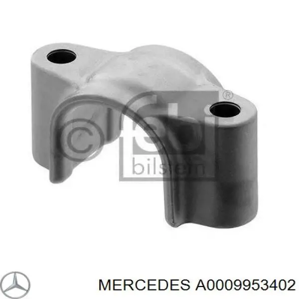 A0009953402 Mercedes Хомут кріплення втулки стабілізатора, заднього