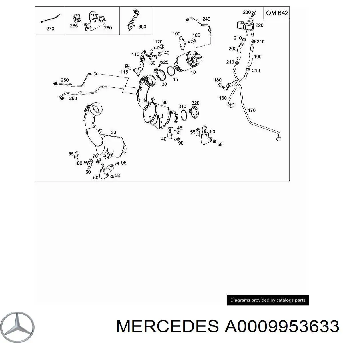  Mercedes A0009953633