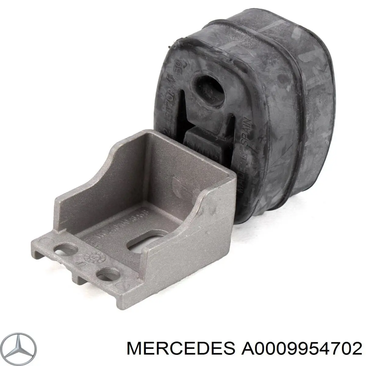 Кронштейн/хомут глушника, передній Mercedes A0009954702 ціна, від 12.67 USD