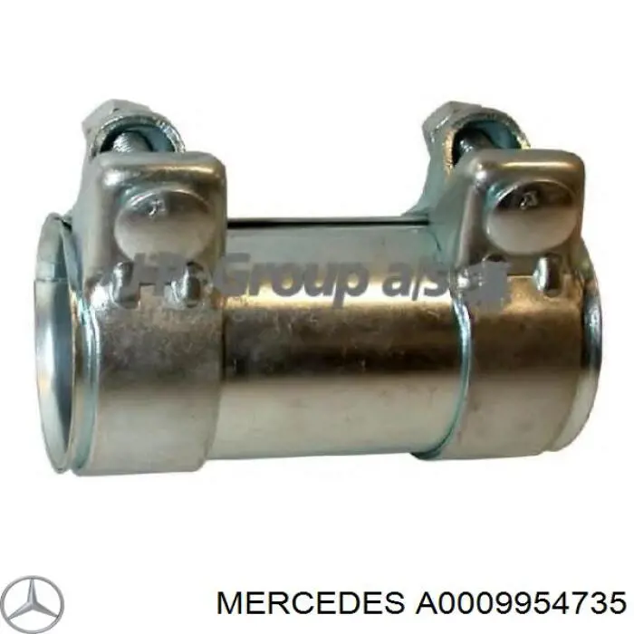 Купити A0009954735 Mercedes Хомут кріплення глушника передній