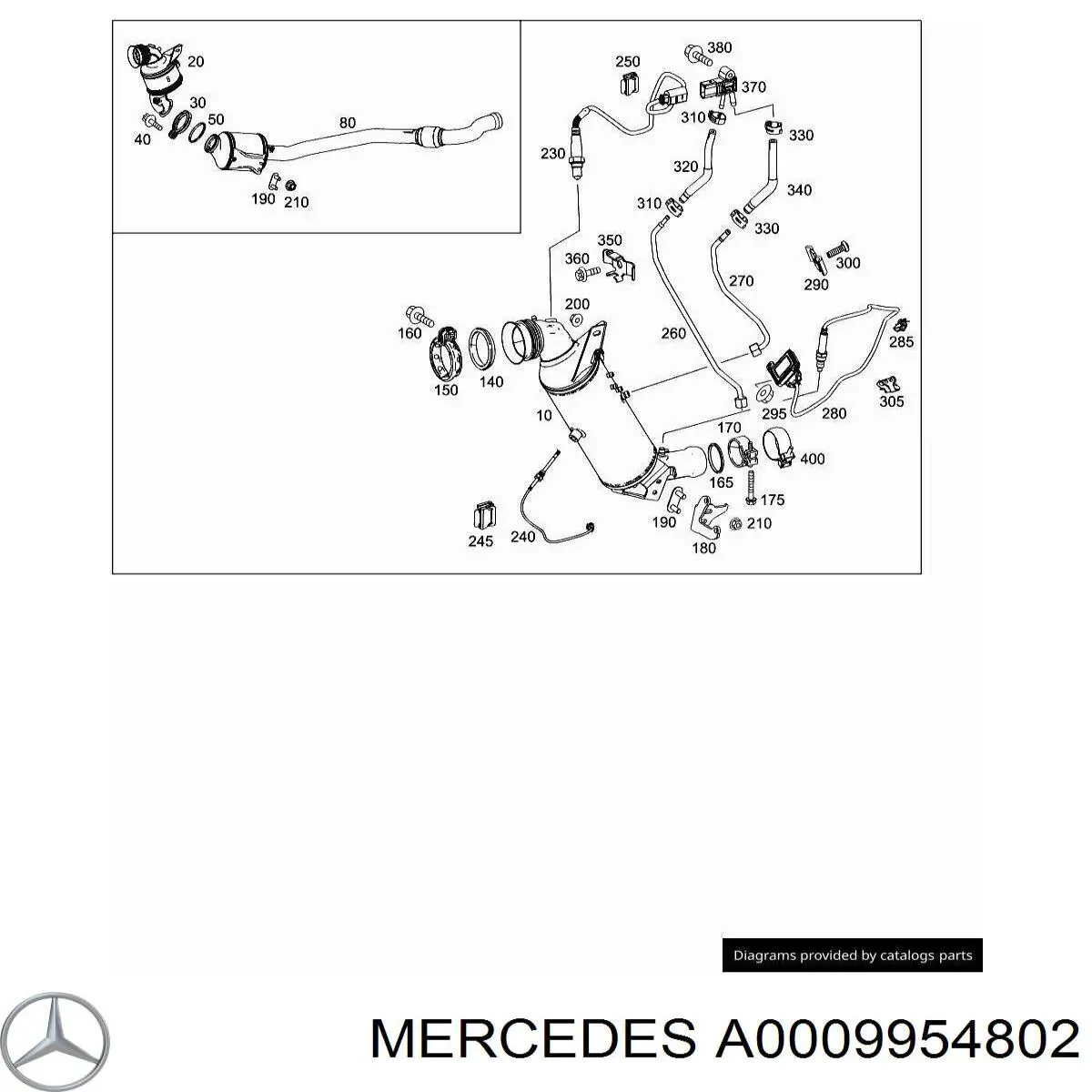 A0009954802 Mercedes 
