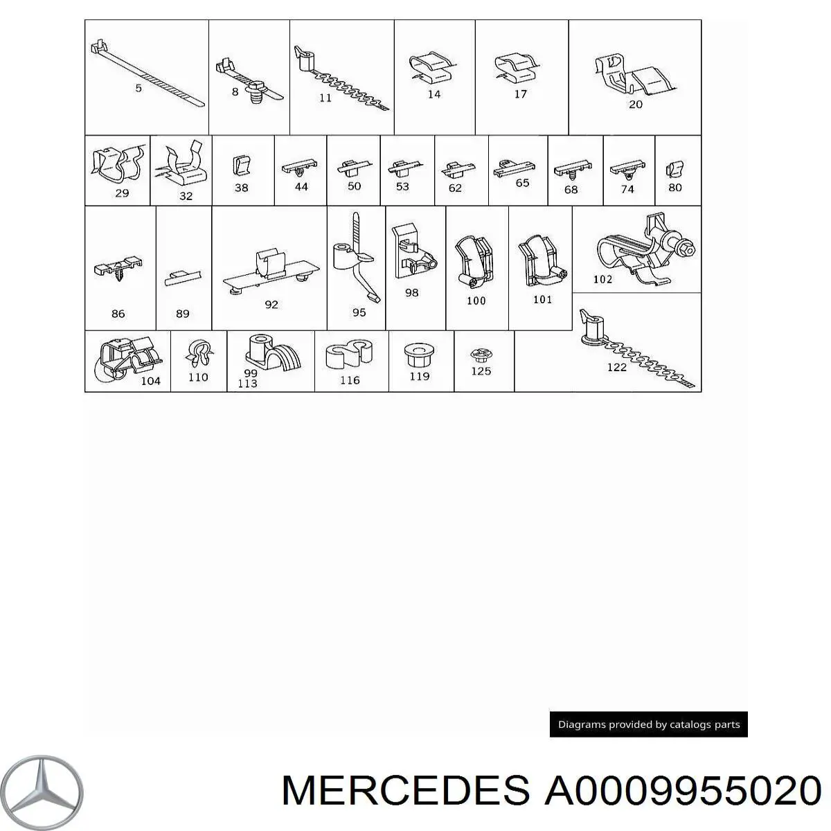  A0009955020 Mercedes