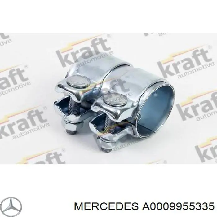 Купити A0009955335 Mercedes Хомут кріплення глушника передній