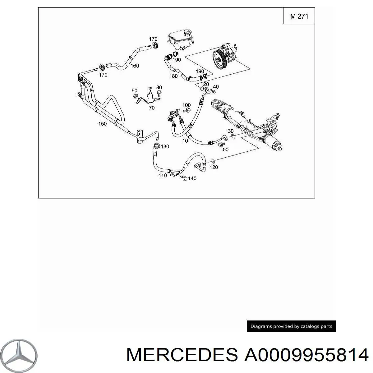  Mercedes A0009955814 ціна, від 1.78 USD