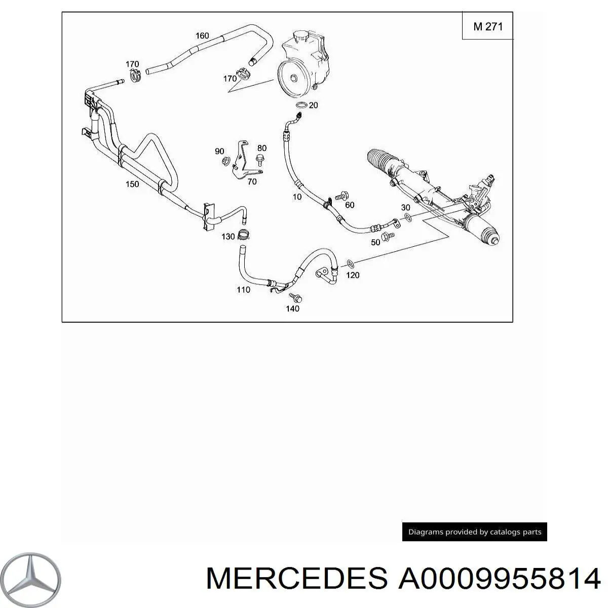 Купити A0009955814 Mercedes 