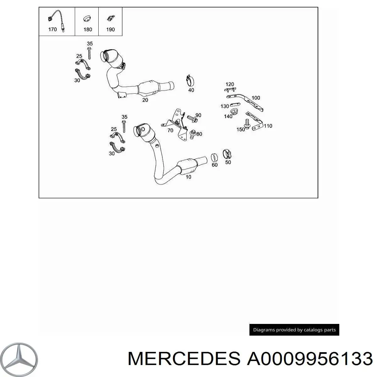 Купити A0009956133 Mercedes 