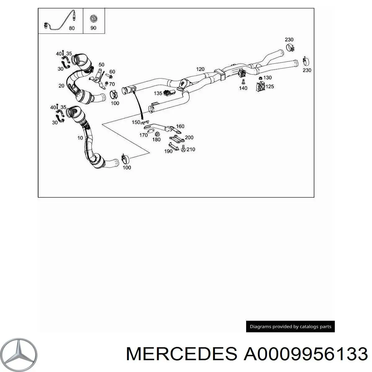A0009956133 Mercedes 
