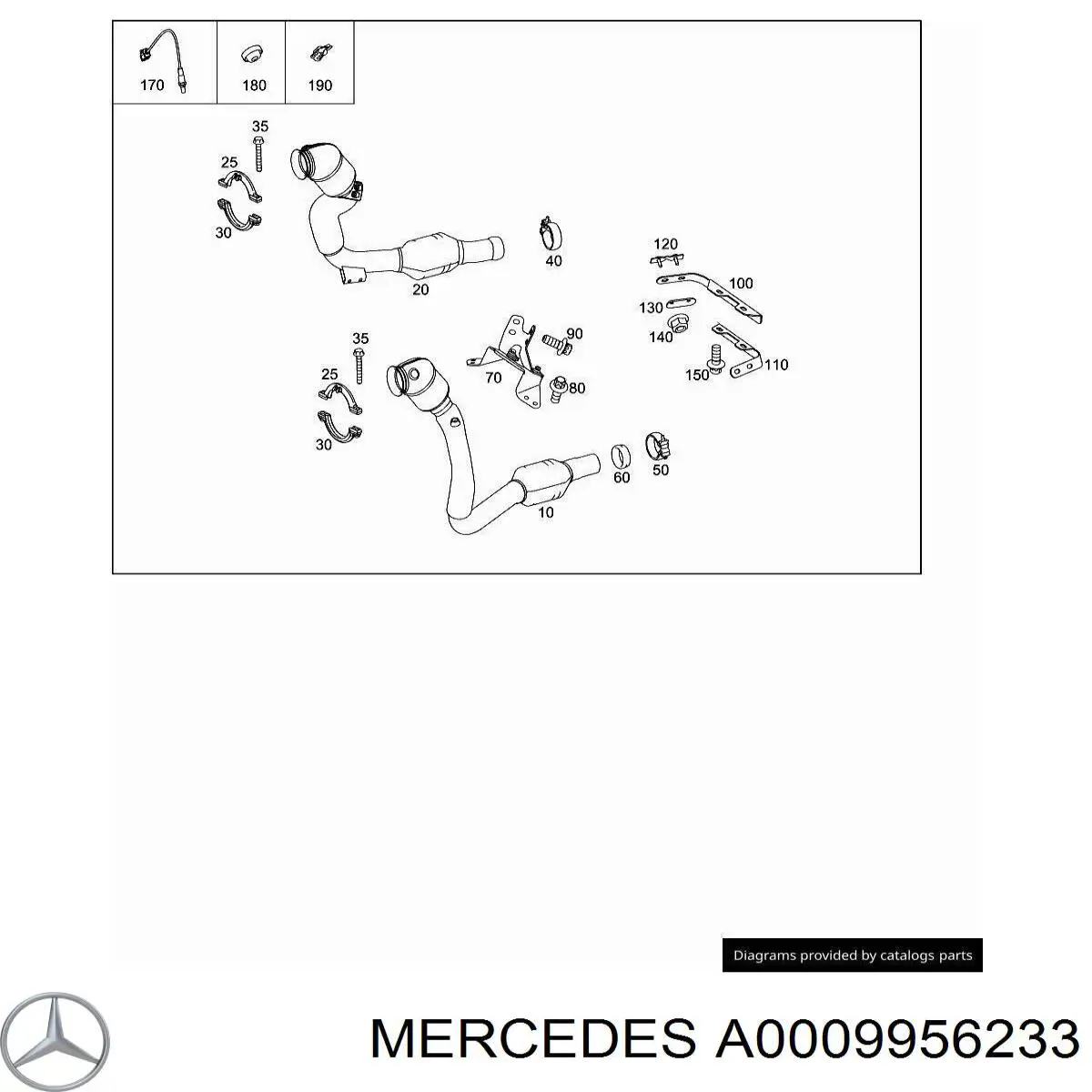 Купити A0009956233 Mercedes 