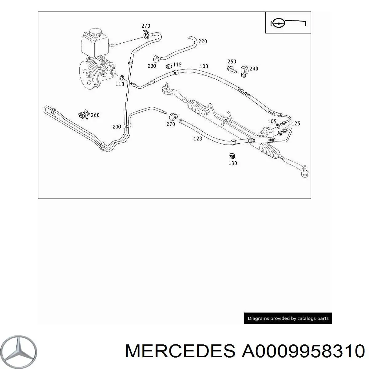  0009958310 Mercedes