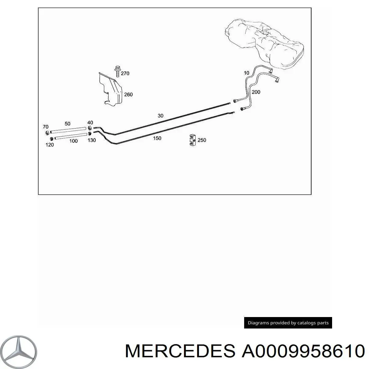 Купити A0009958610 Mercedes 