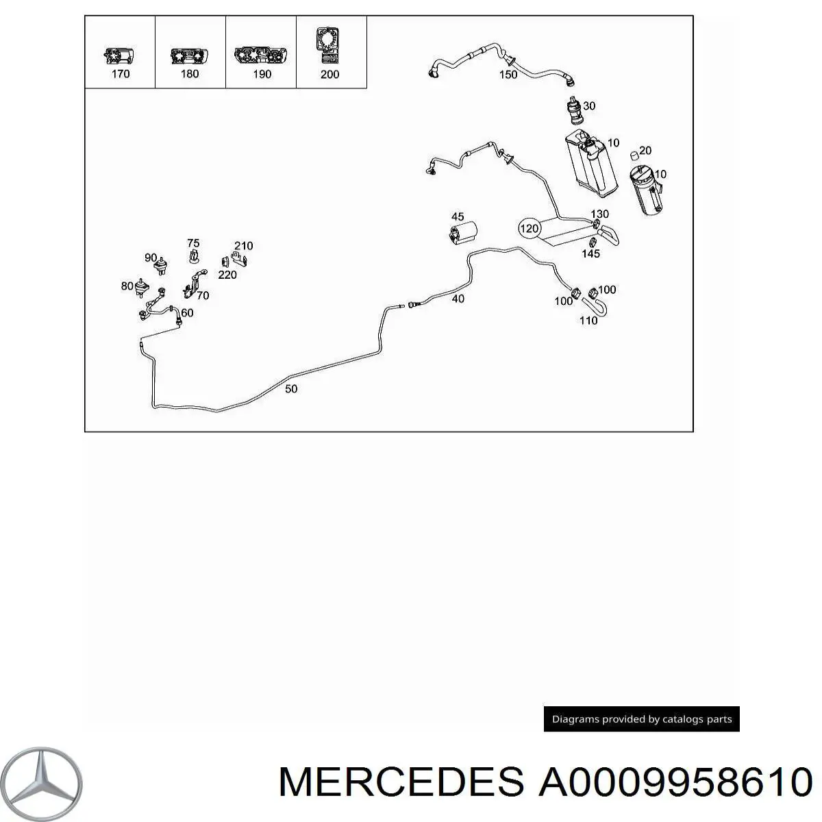 Купити A0009957735 Mercedes 
