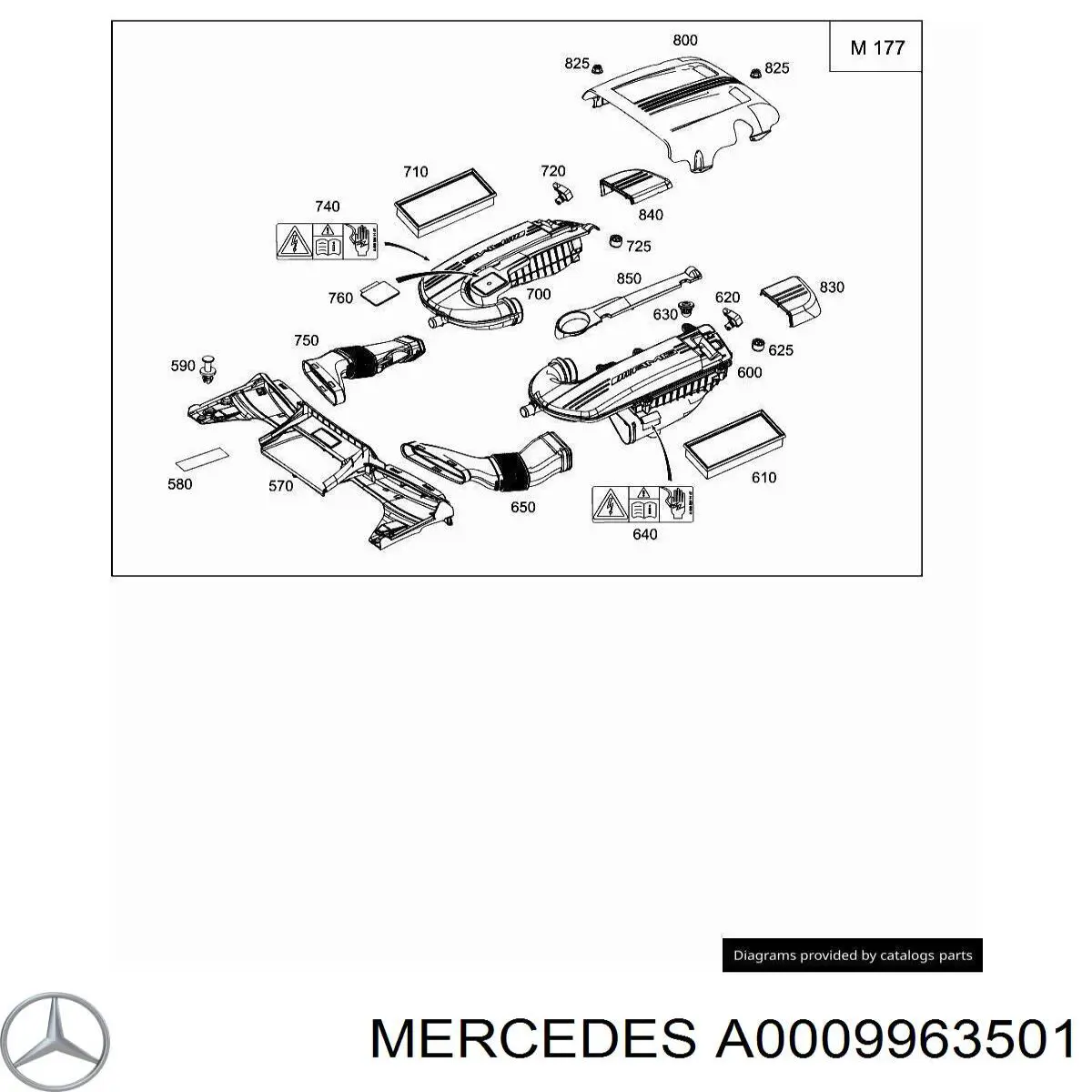  A0009963501 Mercedes