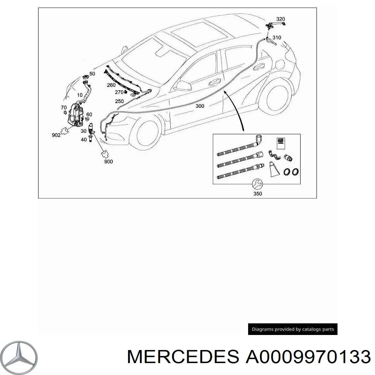 A0009970133 Mercedes 