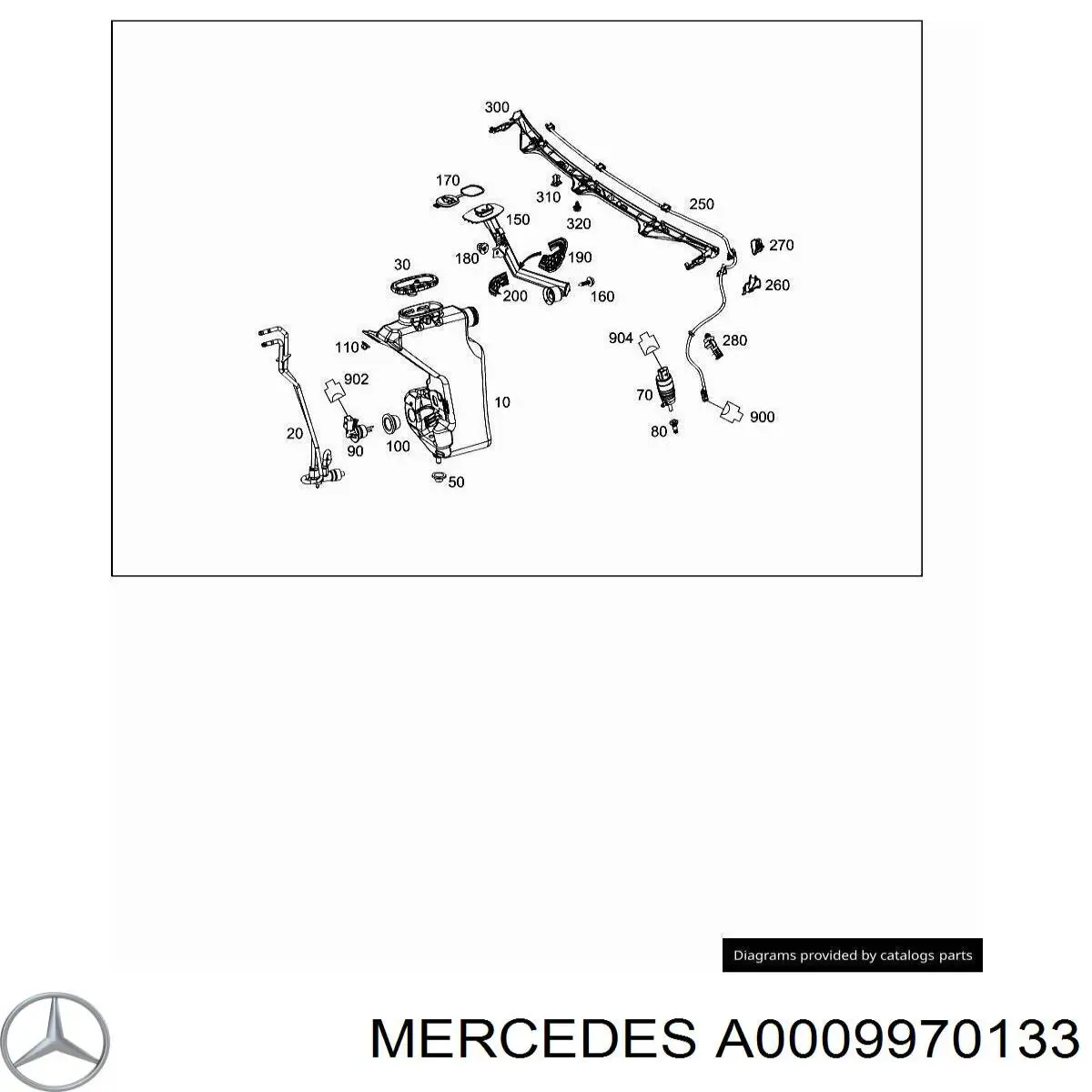  Mercedes A0009970133 ціна, від 3.80 USD