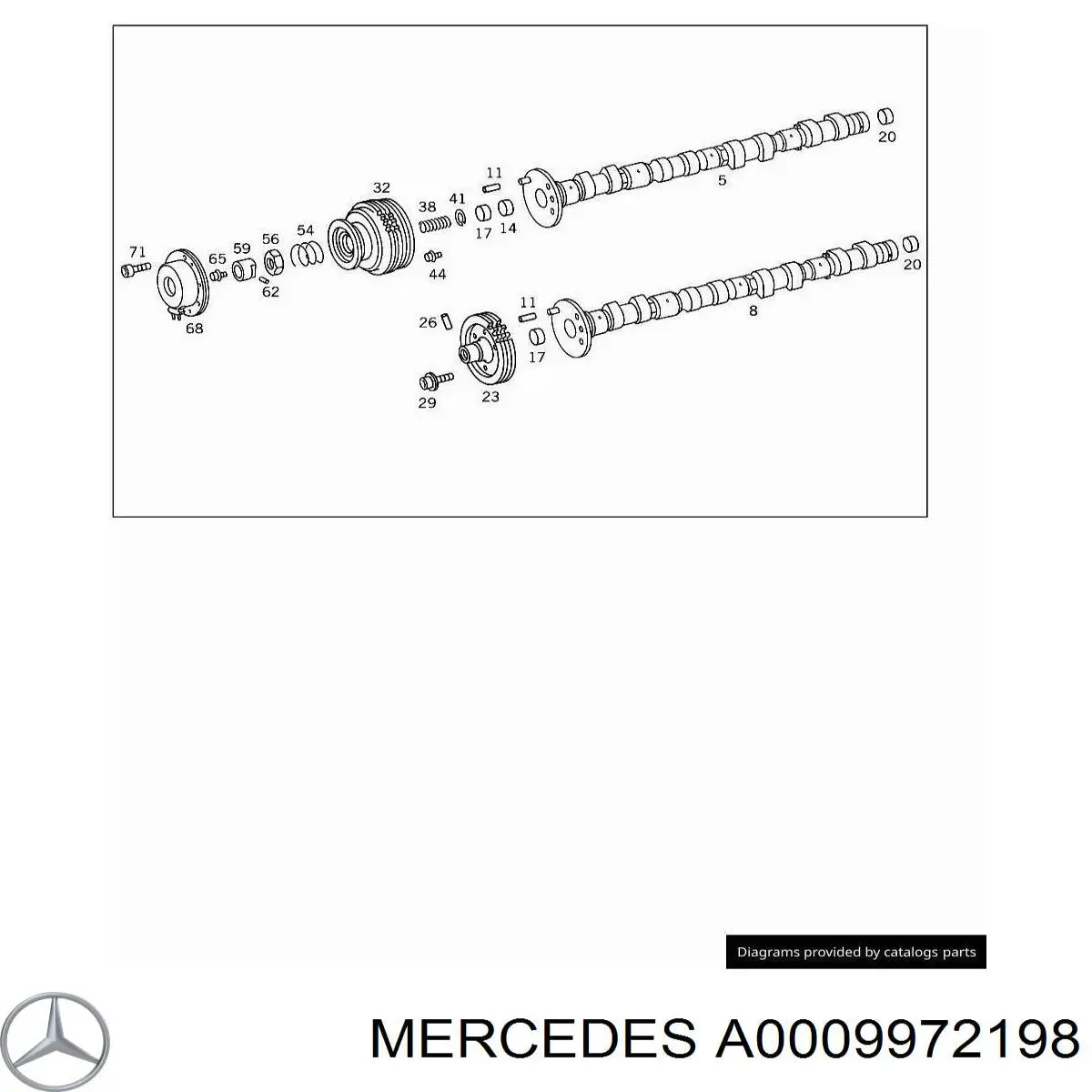 Замок ланцюга Mercedes A0009972198 ціна, від 5.05 USD