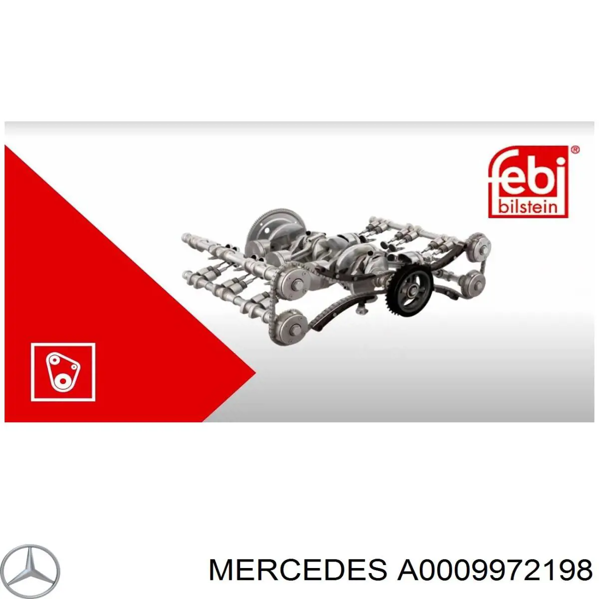 Замок ланцюга A0009972198 Mercedes