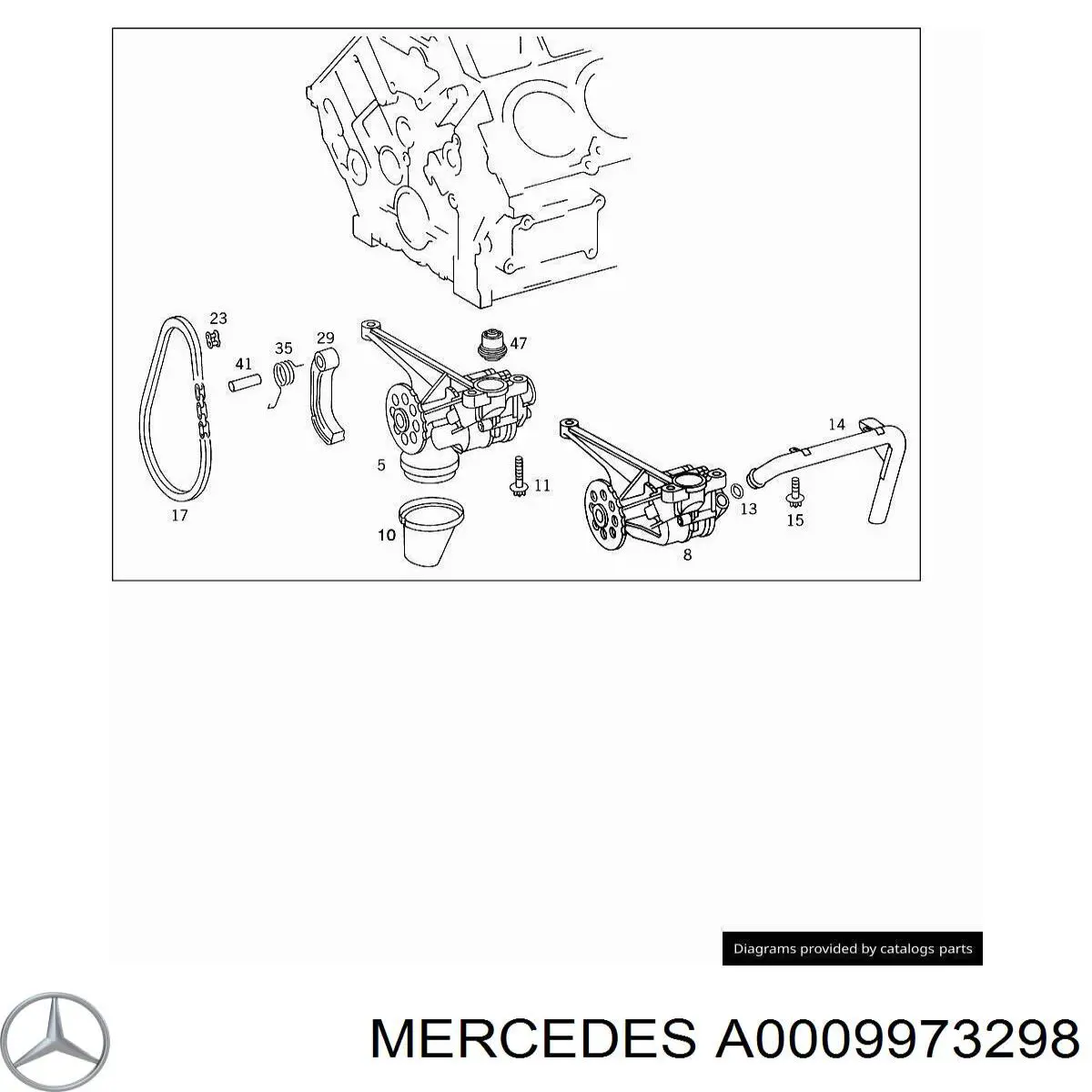 Купити A0009971598 Mercedes Замок ланцюга