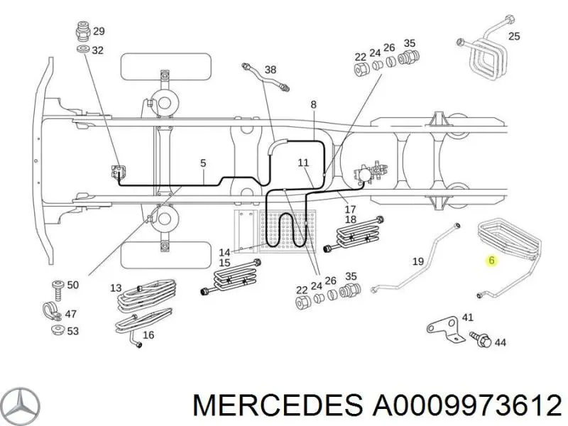  A0009973612 Mercedes