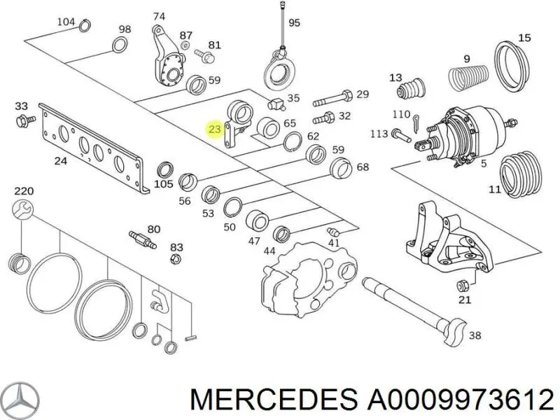  Mercedes A0009973612