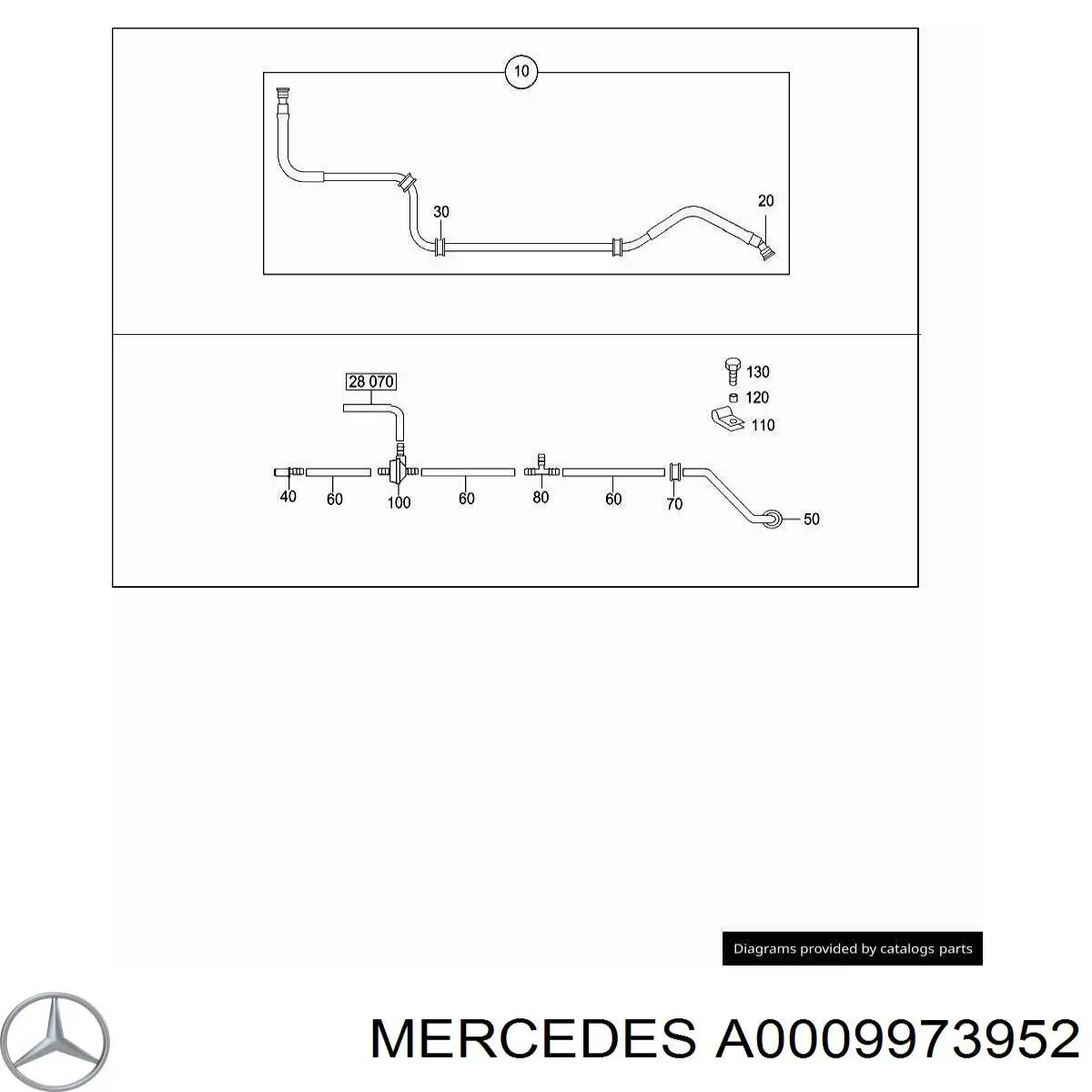 Купити A0009973952 Mercedes 